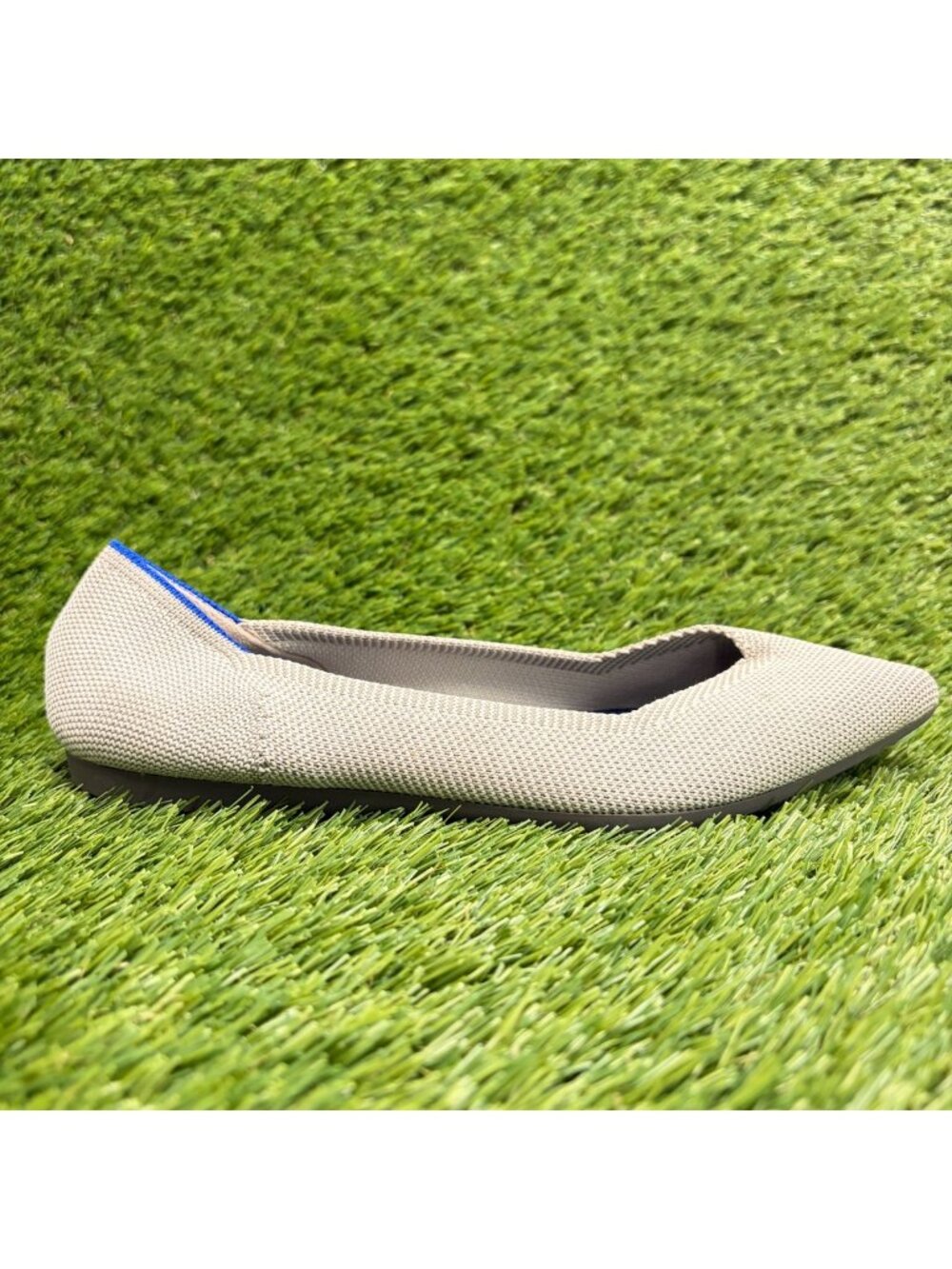 Rothy's The Point Womens Size 6.5 Gray Casual Classic Slip On Ballet Flats Shoes
